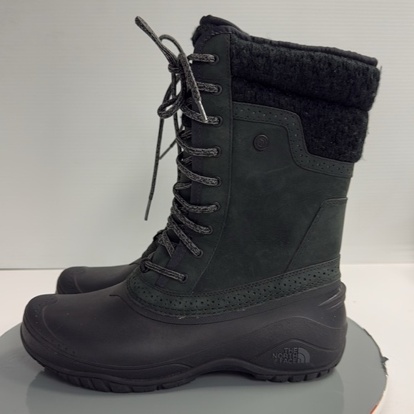 North‎ Face Thermoball Utility Boots Womens 10 Black CVX2 DXW TCM6 638874 Snow - Picture 4 of 7